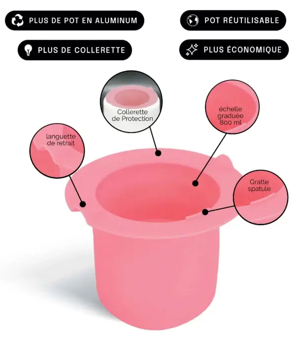 Pot silicone - cire - My Wax - Scarlett Beauty - Braine l'Alleud