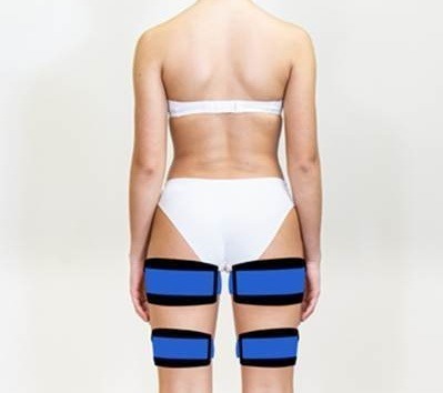 X-Tone Dimagrelle - électrostimulation - jambe arrière