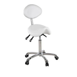 tabouret selle de cheval avec dossier - ovale - DYNAMIC - Scarlett Beauty